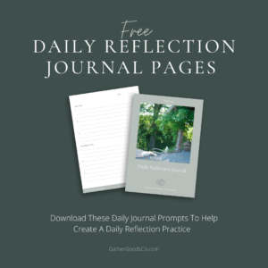 Reflection Journal Pages